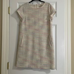 Multicolor Ann Taylor loft dress with pockets , cute very light material